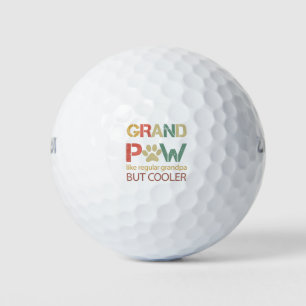 Grand Paw Like A Regular Grandpa But Cooler Golf Balls