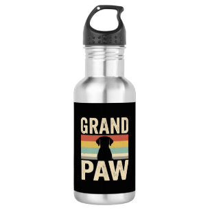 Grand Paw Vintage Dog Retro 532 Ml Water Bottle