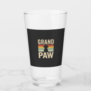 Grand Paw Vintage Dog Retro Glass