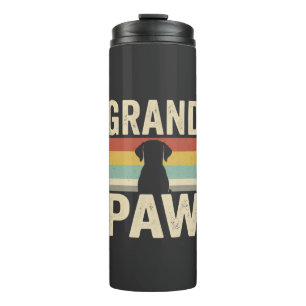 Grand Paw Vintage Dog Retro Thermal Tumbler