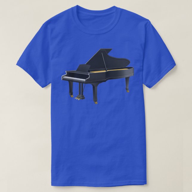 Grand Piano 4  T-Shirt (Design Front)