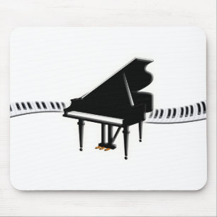 Grand piano and Keyboard Mouse Mat