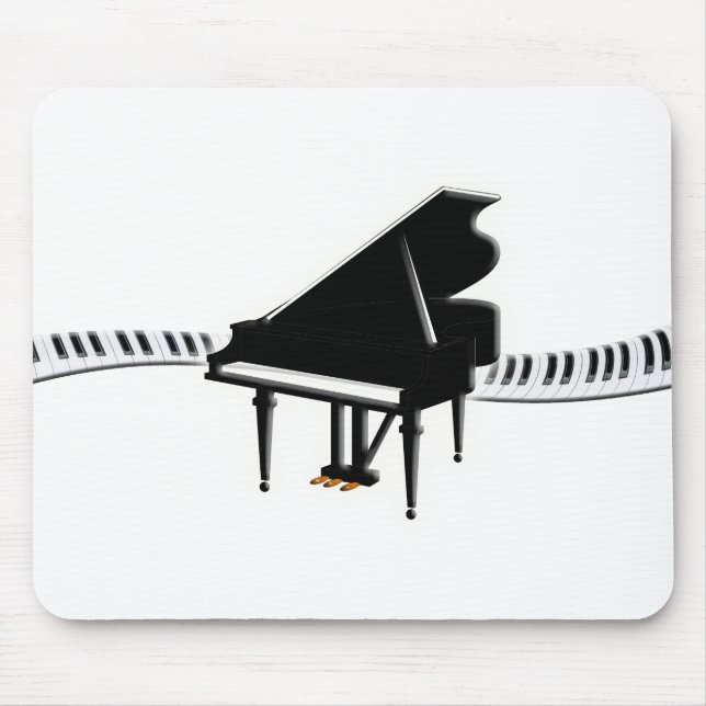 Grand piano and Keyboard Mouse Mat (Front)
