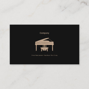 Grand Piano Business Card