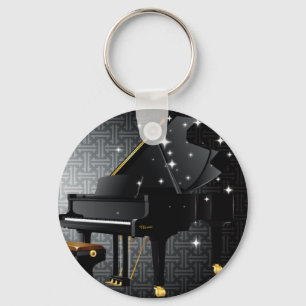 Grand Piano Key Ring