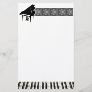 Grand Piano Keyboard Stationery