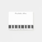 Grand piano keys post it notes for pianist