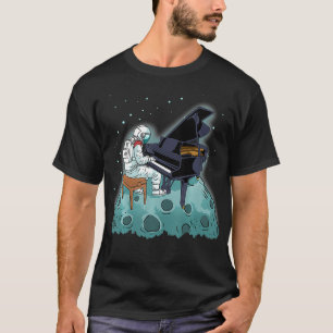 Grand Piano  Kids Pianist Gift Astronaut Music Pia T-Shirt