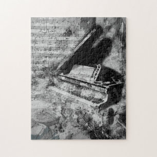 Grand Piano Music Notes Musician Jigsaw Puzzle