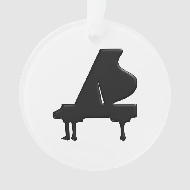 Grand Piano Ornament (Front)