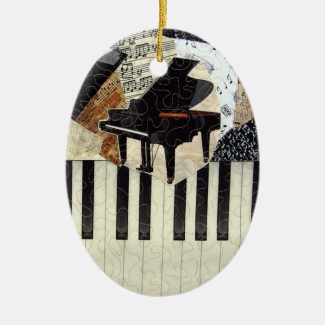 Grand Piano Ornament (Front)