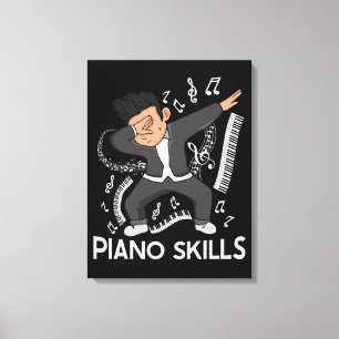 Grand Piano Player Kids Pianist Gift Music Piano Canvas Print