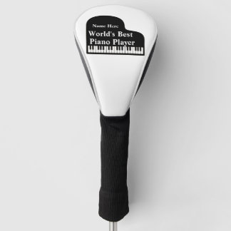 Grand Piano World's Best Piano Player  Golf Head Cover