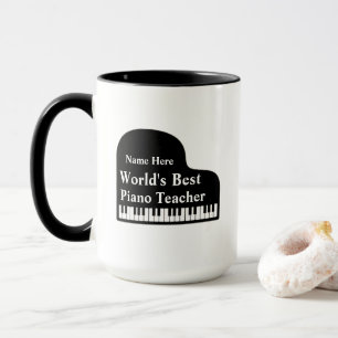 Grand Piano World's Best Piano Teacher  Mug