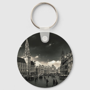 Grand-Place, Brussels, Belgium Key Ring