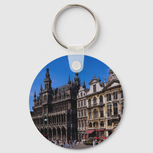 Grand Place, Brussels, Belgium Key Ring