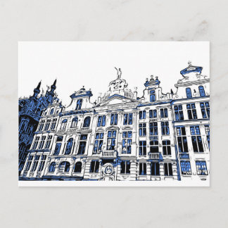 Grand-Place, Brussels, Belgium - Postcard