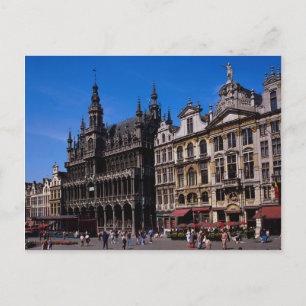 Grand Place, Brussels, Belgium Postcard