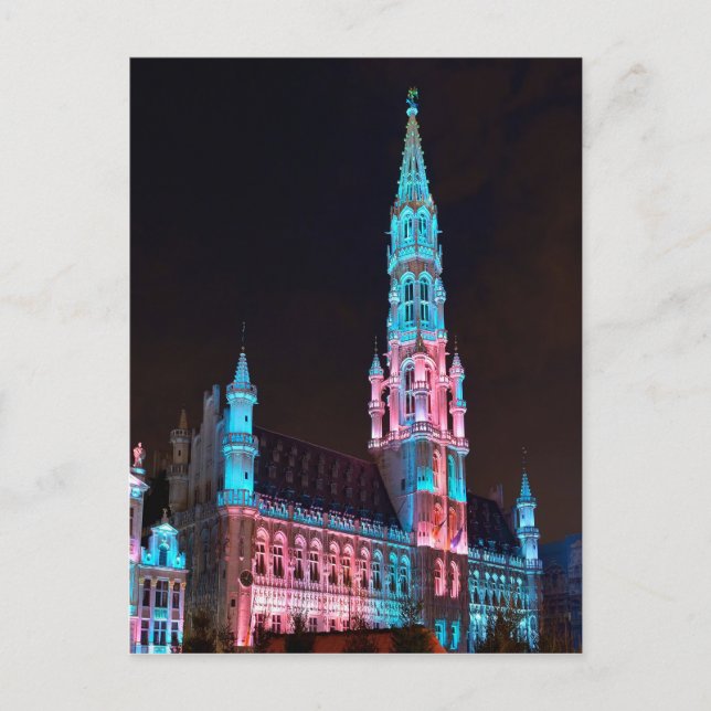 Grand Place in Brussels Postcard (Front)