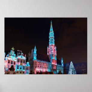 Grand Place in Brussels Poster