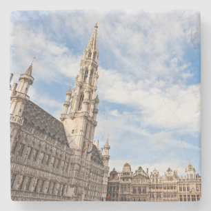 Grand Place in Brussels Stone Coaster
