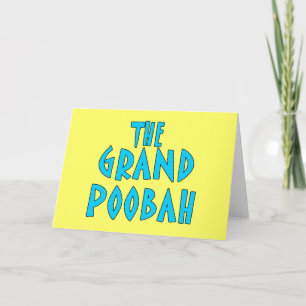 Grand Poobah Blue Font Products Card