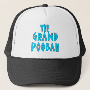 Grand Poobah Blue Font Products Trucker Hat