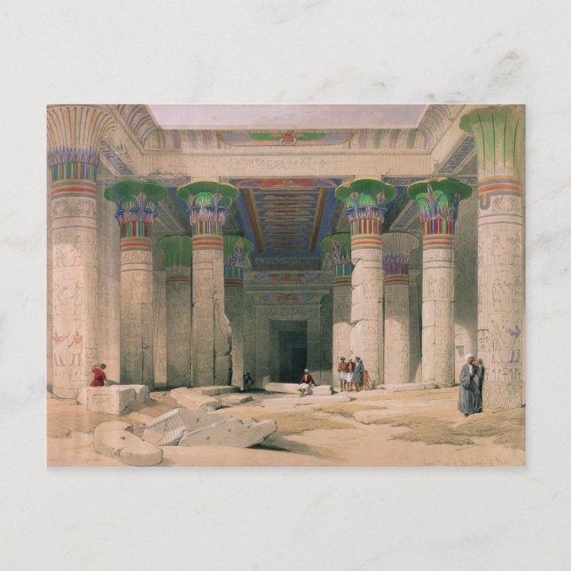 Grand Portico of the Temple of Philae, Nubia Postcard (Front)