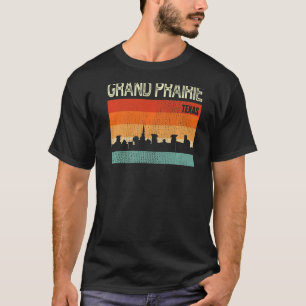 Grand Prairie Texas Town Skyline   T-Shirt