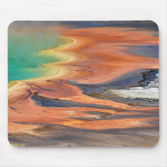 Grand Prismatic Spring Runoff Mouse Mat (Front)