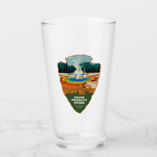 Grand Prismatic Spring Yellowstone Arrowhead Glass