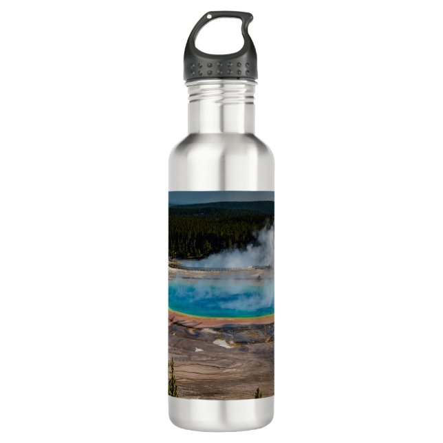 Grand Prismatic Spring Yellowstone National Park 710 Ml Water Bottle (Front)