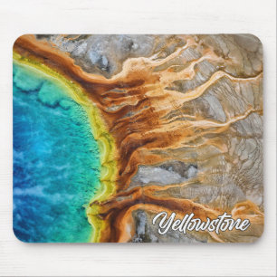 Grand Prismatic Spring Yellowstone National Park Mouse Mat