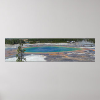 Grand Prismatic Spring Yellowstone National Park Poster