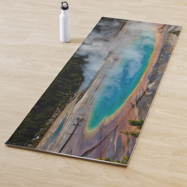 Grand Prismatic Spring Yellowstone National Park Yoga Mat (In Situ)
