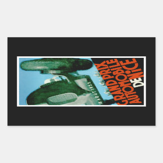 Grand Prix Automobile de Nice Rectangular Sticker
