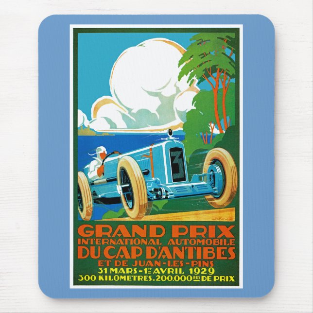 Grand Prix Du Cap d'Antibes Mouse Mat (Front)