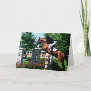 Grand Prix Horse Greeting Cards