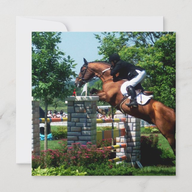 Grand Prix Horse  Invitations (Front)