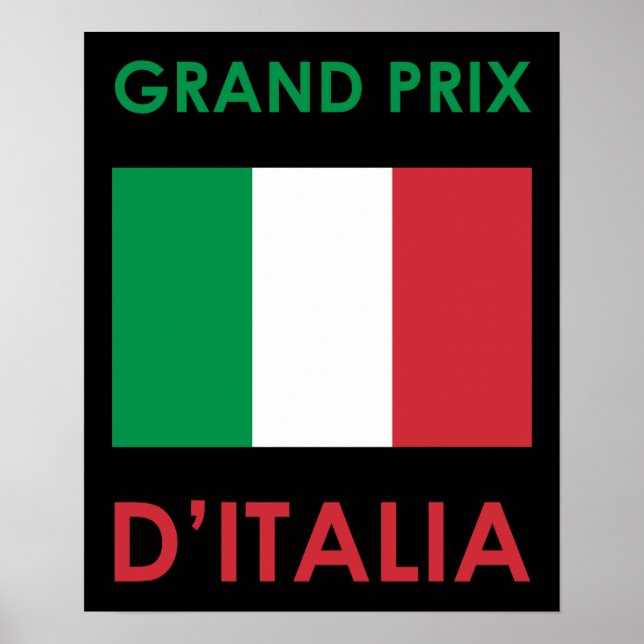 Grand Prix Italy Poster (Front)