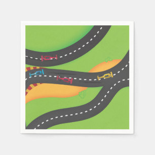 Grand Prix motor racing Napkin