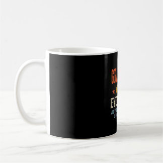 Grand-pro knows everything father's day retro coffee mug