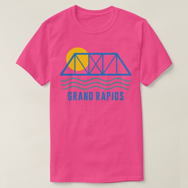 Grand Rapids Blue Bridge  T-Shirt (Design Front)