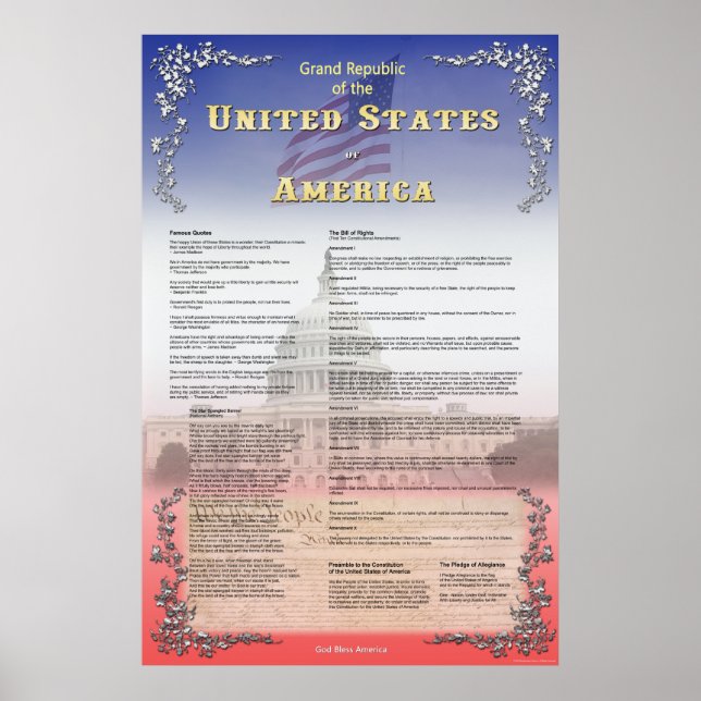 Grand Republic of the USA Poster (Front)