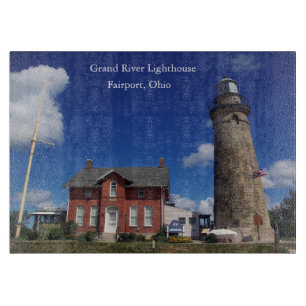 Grand River Lighthouse cutting board