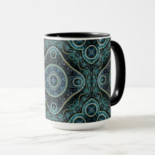 Grand Royal Julian Fractal Mandala Pattern Mug