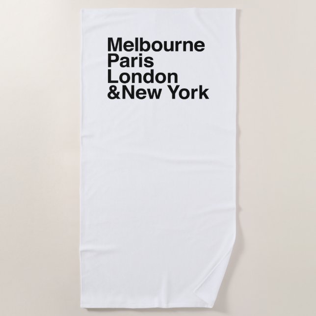 GRAND SLAM BEACH TOWEL (Front)