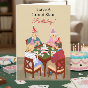 Grand Slam Bridge Birthday for Card Players