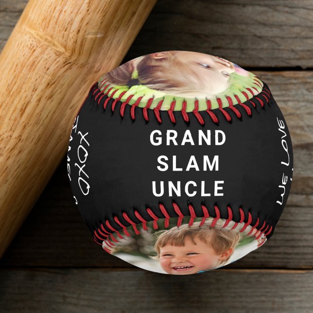 Grand Slam Uncle Black Photo Baseball (Creator Uploaded)