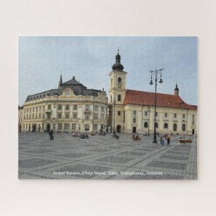 Grand Square, (Piaţa Mare), Sibiu, Romania on a Jigsaw Puzzle